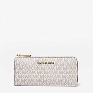 Jet Set Travel Large Logo Quarter-Zip Wallet
